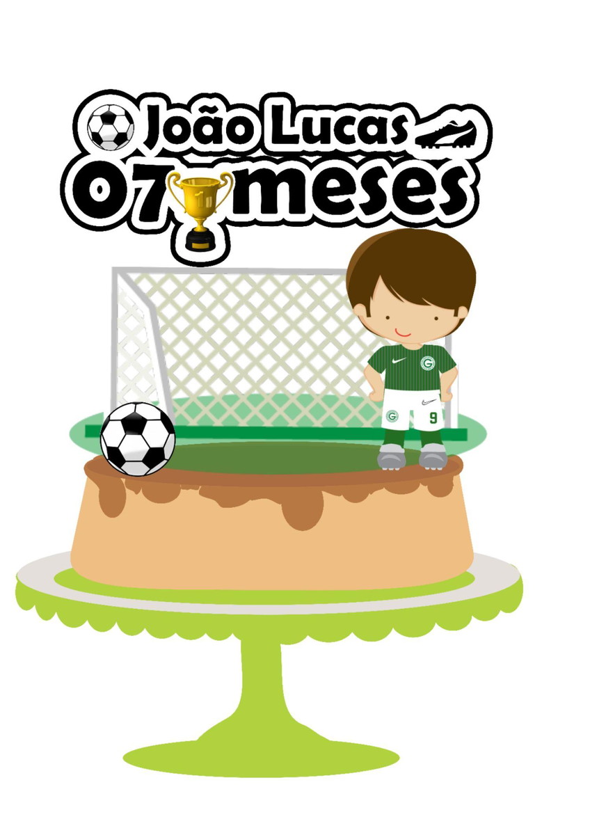 Arquivo de corte Topo de Bolo Futebol 02