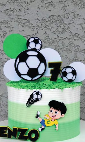 Arquivo de Corte Topo de Bolo Futebol Studio - 023