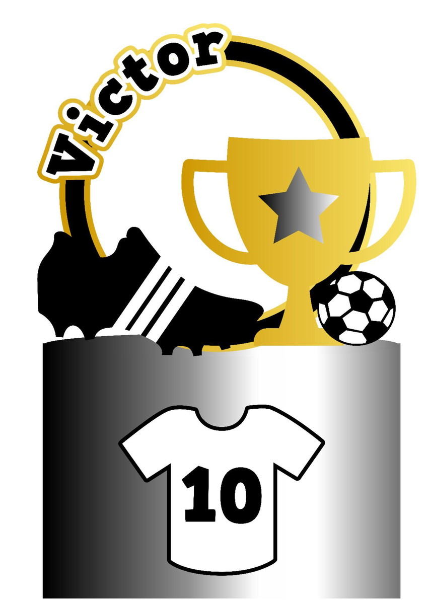 Arquivo de corte Topo de Bolo Futebol 06
