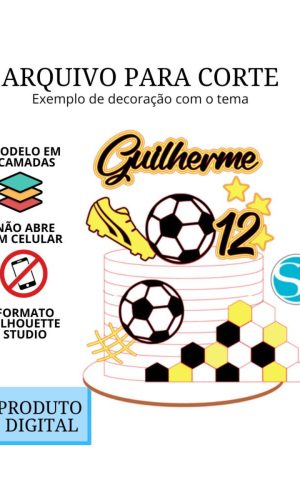 Arquivo de Corte Topo de Bolo - Futebol 1