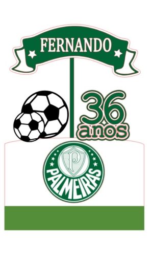 Arquivo de Corte Topo de Bolo Futebol