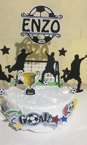 Arquivo de Corte Topo de Bolo Futebol