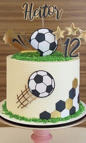Arquivo de Corte Topo de Bolo Futebol