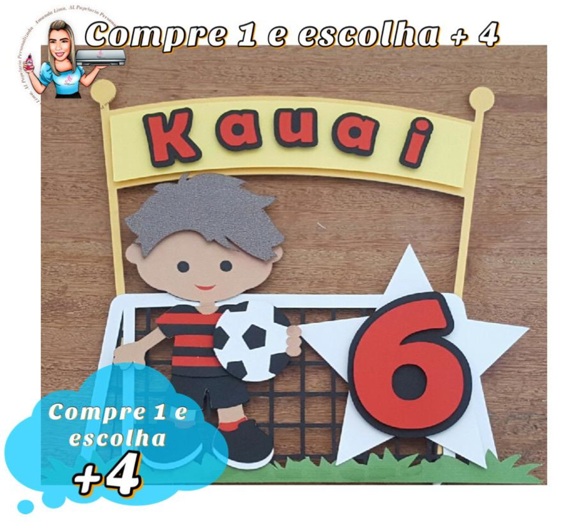 Arquivo de Corte Topo de Bolo - Futebol Copa 001 - Imagem 2