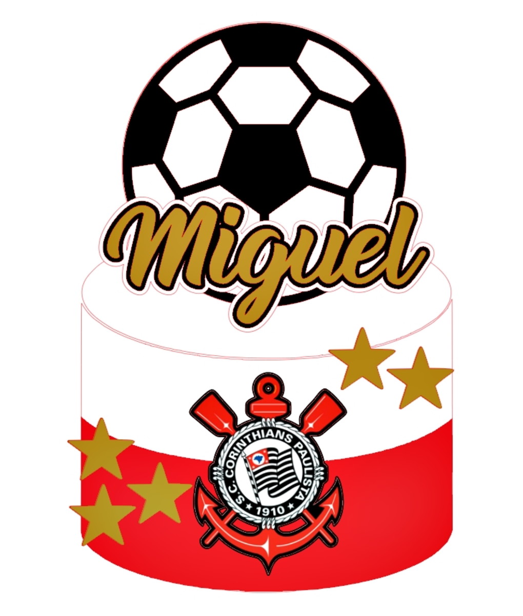 Arquivo de Corte - Topo de Bolo Futebol