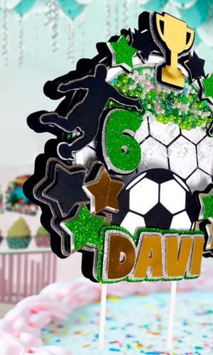 Arquivo de Corte - Topo de Bolo Futebol Luxo
