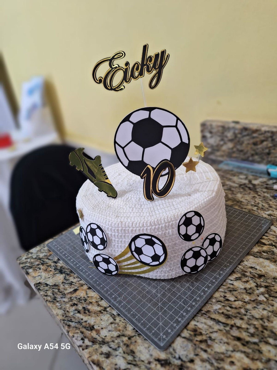 Arquivo de Corte - Topo de Bolo Futebol