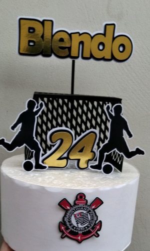 Arquivo de Corte STUDIO - Topo de Bolo Futebol (R100)