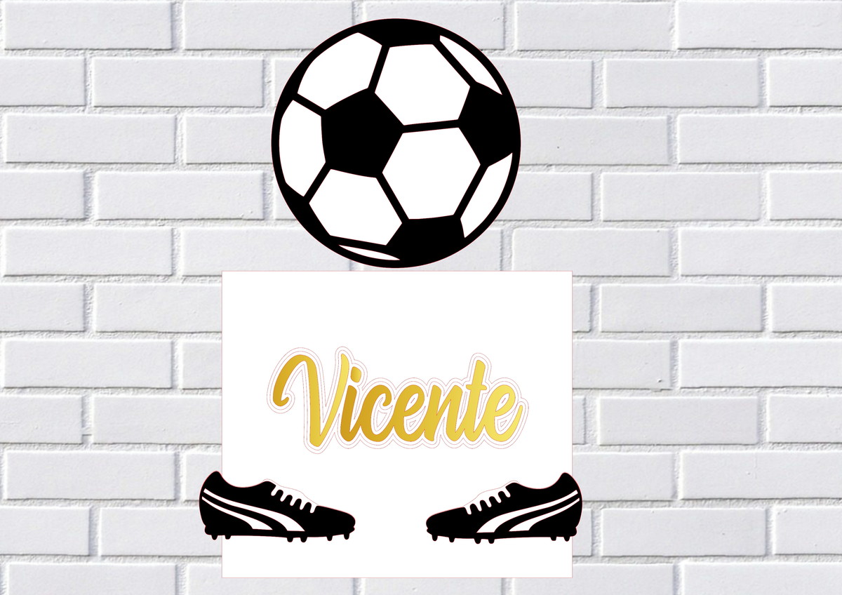 Arquivo de Corte Topo de Bolo Futebol Studio
