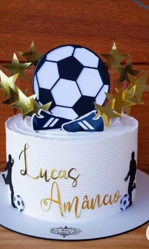 Arquivo de Corte Topo de Bolo Futebol Studio + Brinde