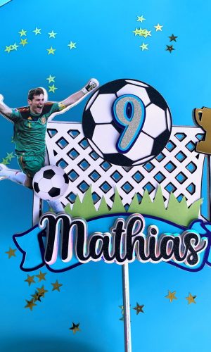 Arquivo de Corte Topo de Bolo Futebol Studio