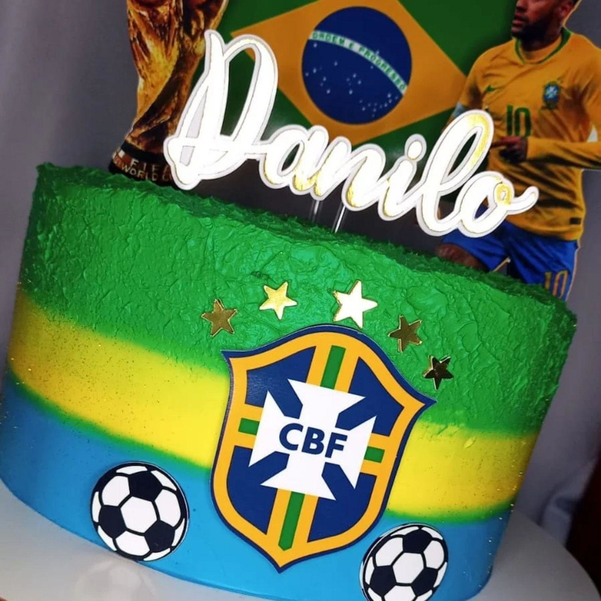 Arquivo de Corte Topo de Bolo Futebol - Imagem 2