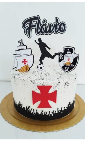 Arquivo de corte topo de bolo futebol Vasco