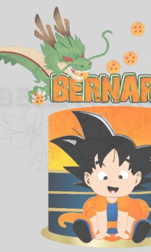 Arquivo de Corte Topo de Bolo Goku Baby Cute - Bella Fiori