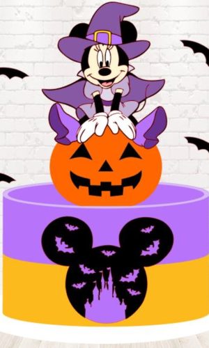 Arquivo de Corte Topo de Bolo Halloween em Camadas 1452