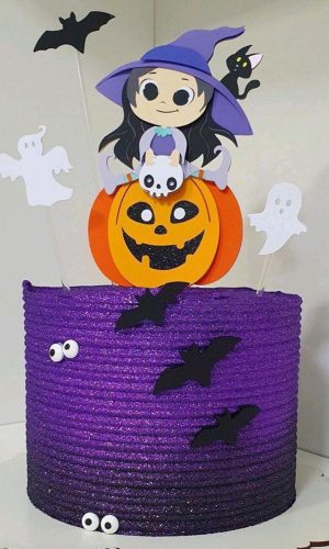 Arquivo De Corte Topo De Bolo Halloween Em Camadas 807