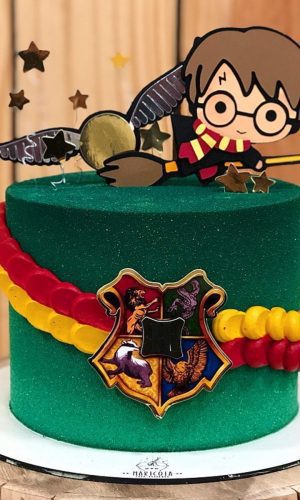 Arquivo de Corte Topo de Bolo Harry Potter Cute