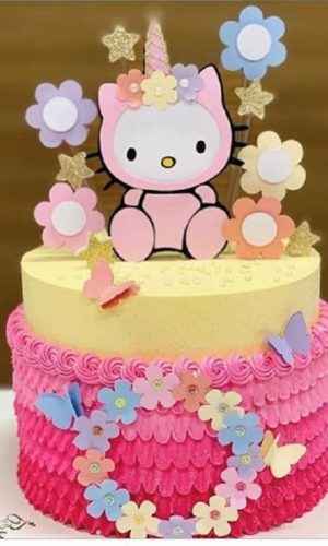 Arquivo de Corte Topo de Bolo Hello Kitty em Camadas 15