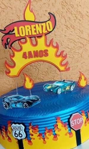 Arquivo de Corte Topo de Bolo Hotwheels 01