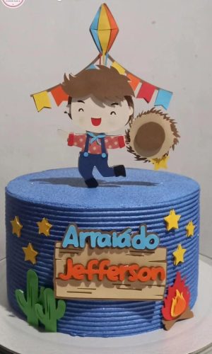 Arquivo de Corte Topo de Bolo Junino Menino 3