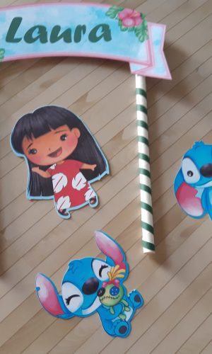 Arquivo de Corte Topo Lilo e Stitch cute - Studio e PDF