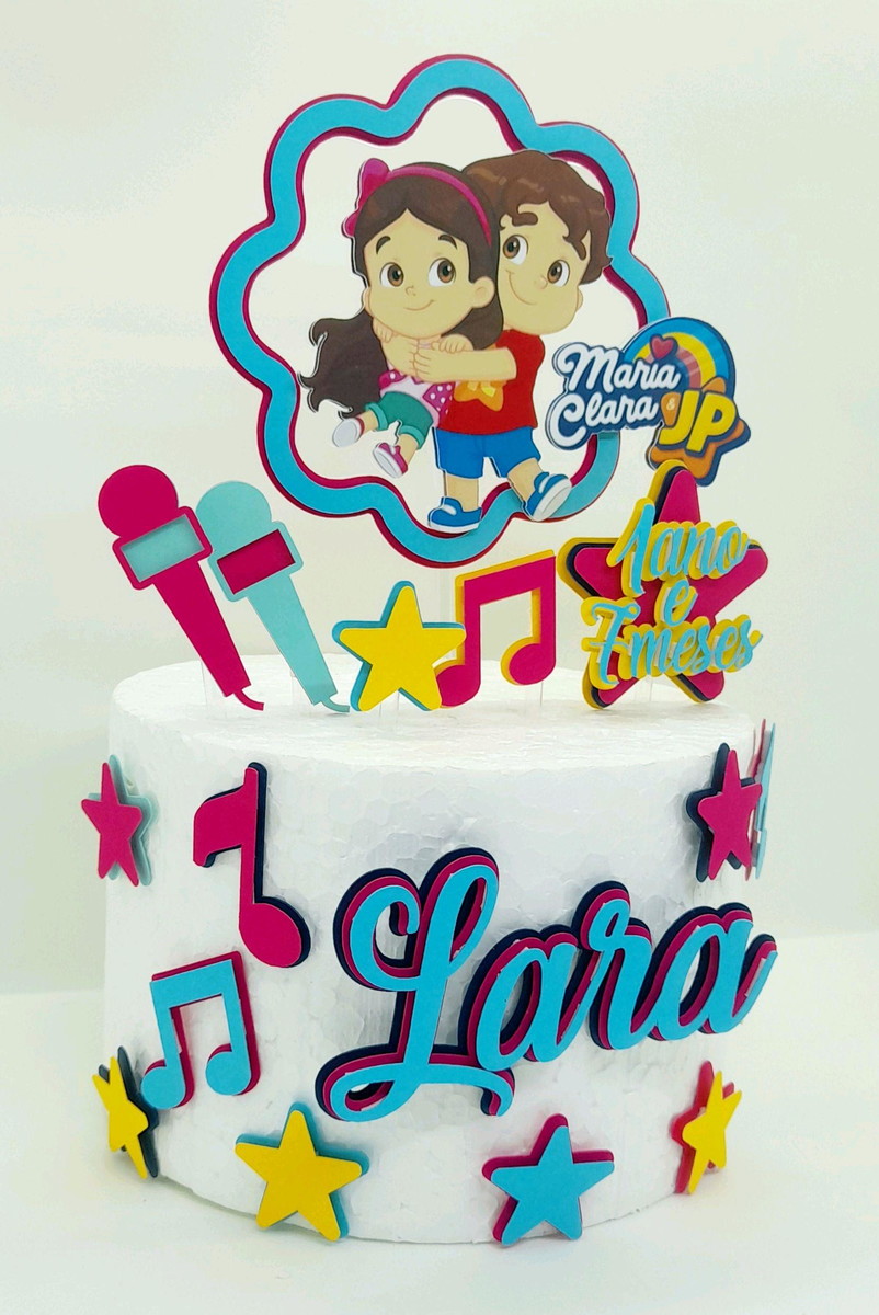 Arquivo de Corte Topo de Bolo Maria Clara e Jp Studio e pdf - Imagem 2