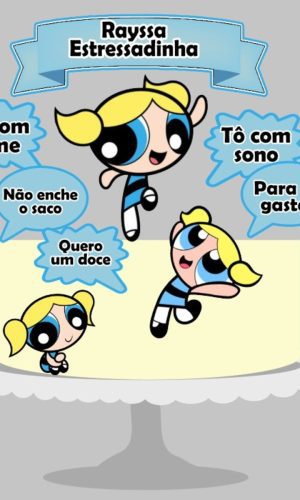 Arquivo de Corte - Topo de Bolo Meninas Super Poderosas