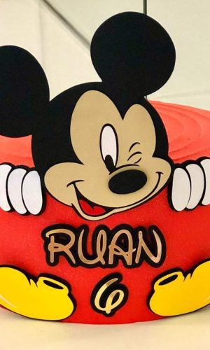 Arquivo de Corte Topo de Bolo Mickey em Camadas 1026