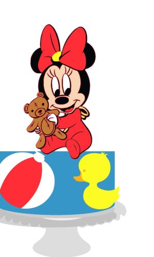 Arquivo de Corte Topo de Bolo Minnie Baby