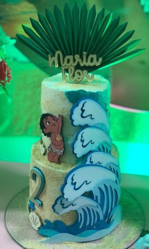 Arquivo de Corte Topo de Bolo Moana Baby Studio +brinde