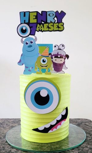 Arquivo De Corte Topo De Bolo Monstros Sa Baby Studio