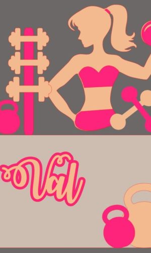 Arquivo de corte topo de bolo mulher academia