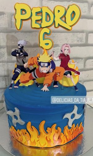 Arquivo de corte Topo de Bolo Naruto