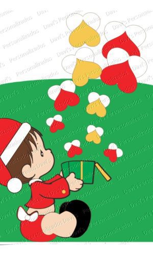 Arquivo de Corte Topo de Bolo Natal Baby