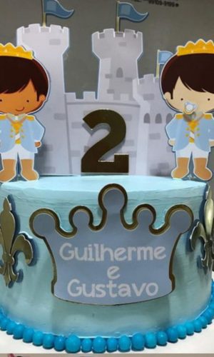 Arquivo de corte Topo de Bolo Príncipe Cute STUDIO