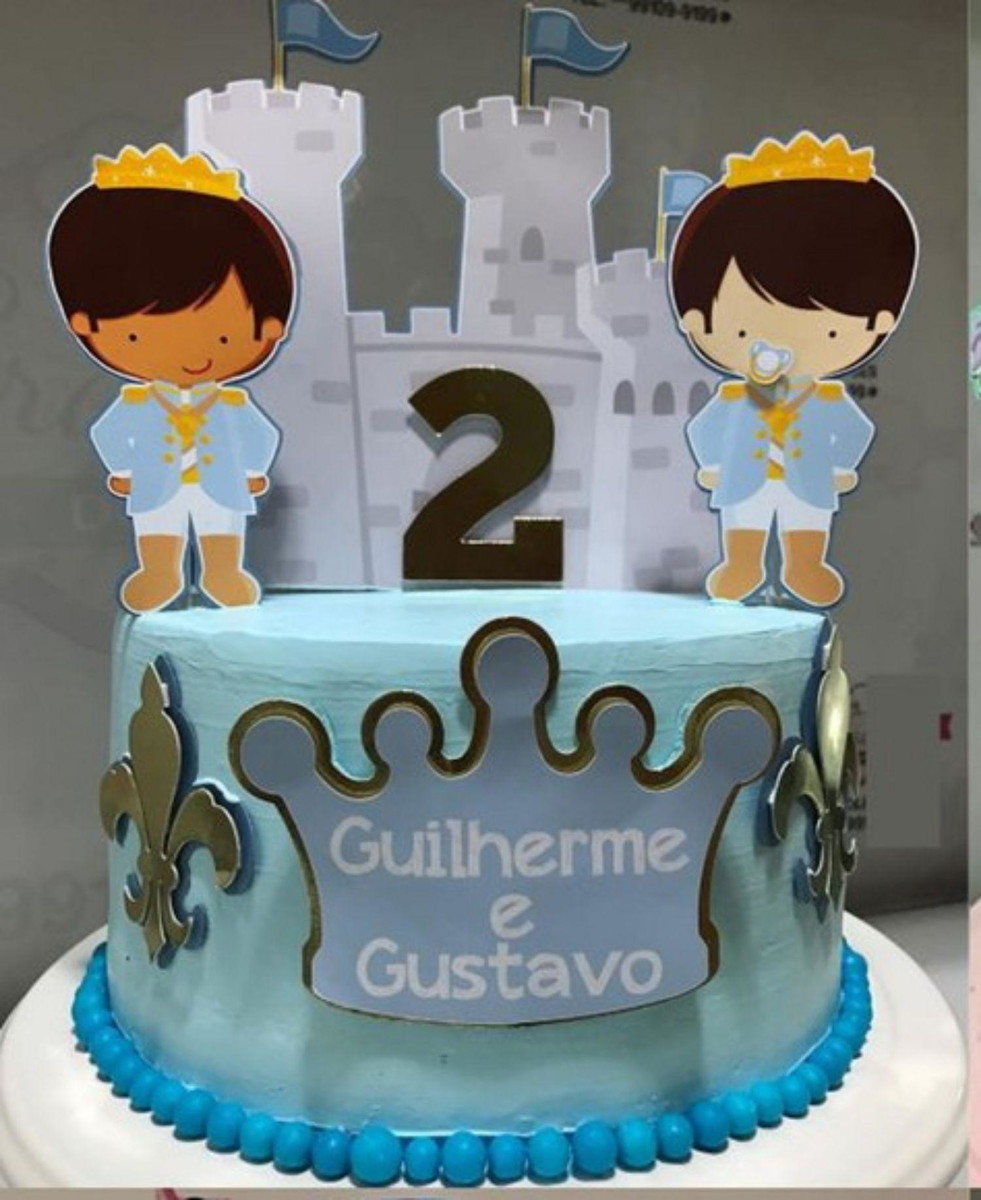 Arquivo de corte Topo de Bolo Príncipe Cute STUDIO