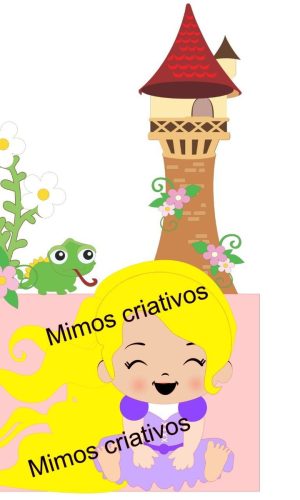 Arquivo De Corte Topo De Bolo Rapunzel