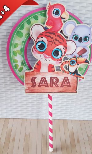 Arquivo de Corte Topo de Bolo Safari Cute