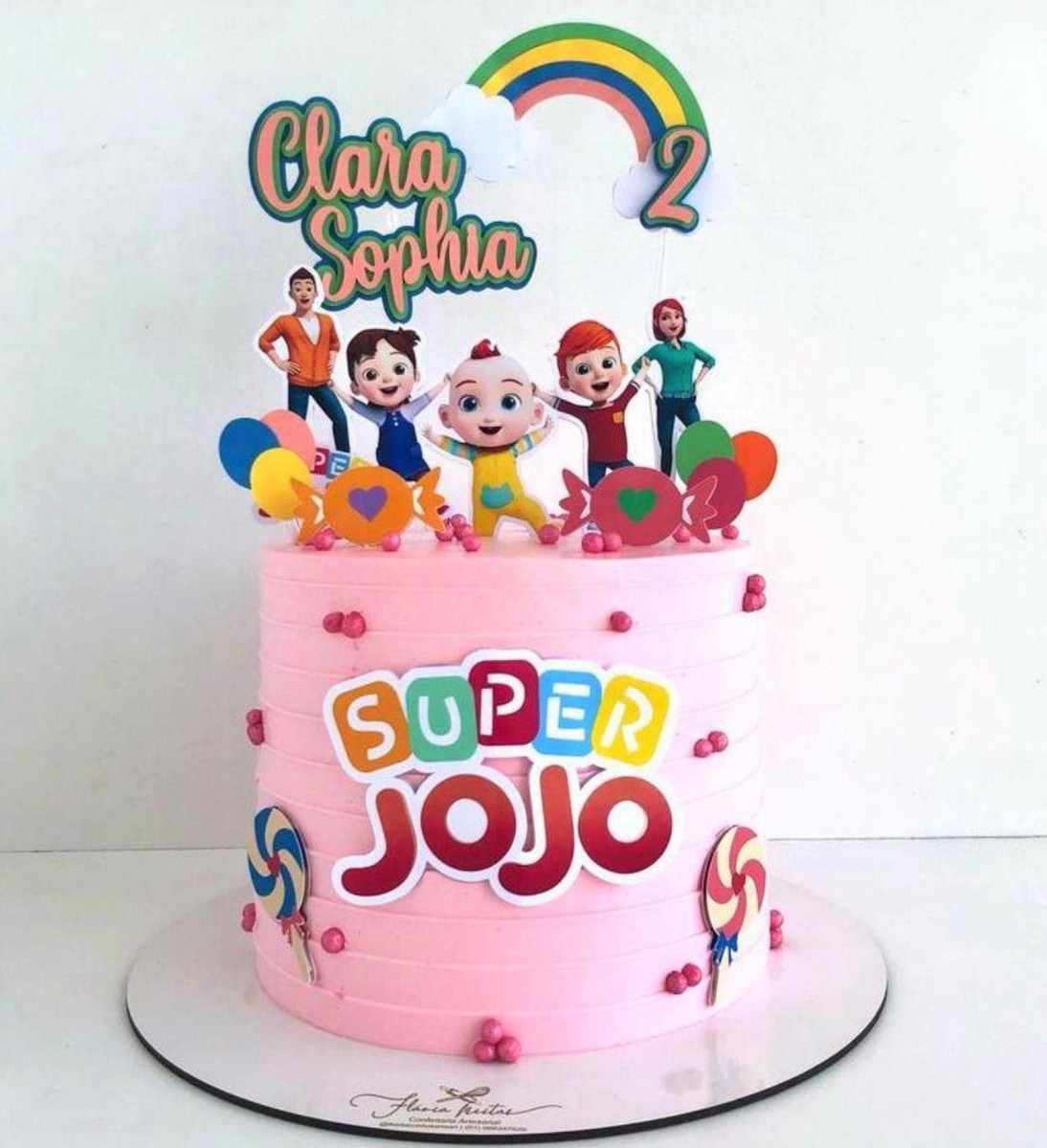 ARQUIVO DE CORTE TOPO DE BOLO SUPER JOJO #13675
