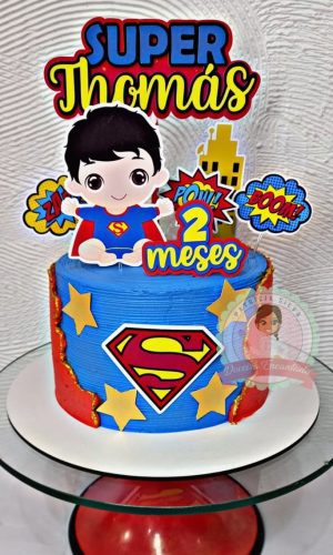 Arquivo De Corte Topo De Bolo Super Man Baby