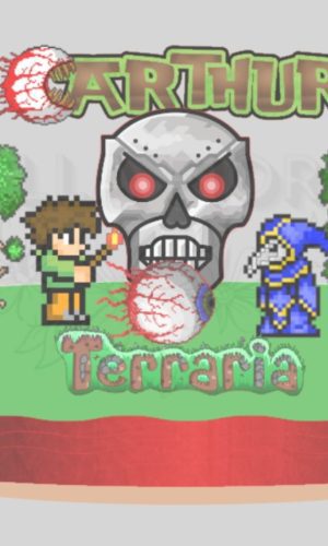Arquivo de Corte Topo de Bolo Terraria 001 - Bf