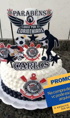 Arquivo De Corte Topo De Bolo Timão