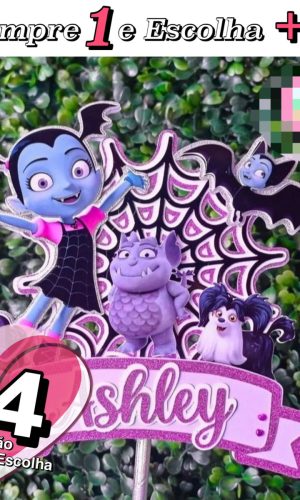 Arquivo de Corte Topo de Bolo Vampirina Topper - Studio