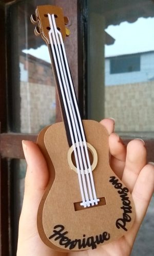 Arquivo de Corte Topo de Bolo Violão - Ganhe +3 Produtos
