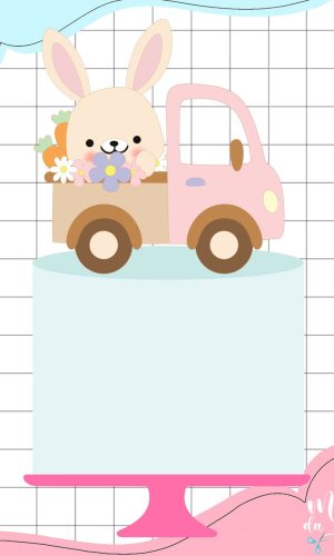 Arquivo de Corte: Topo de Páscoa Coelhinho Cute 229