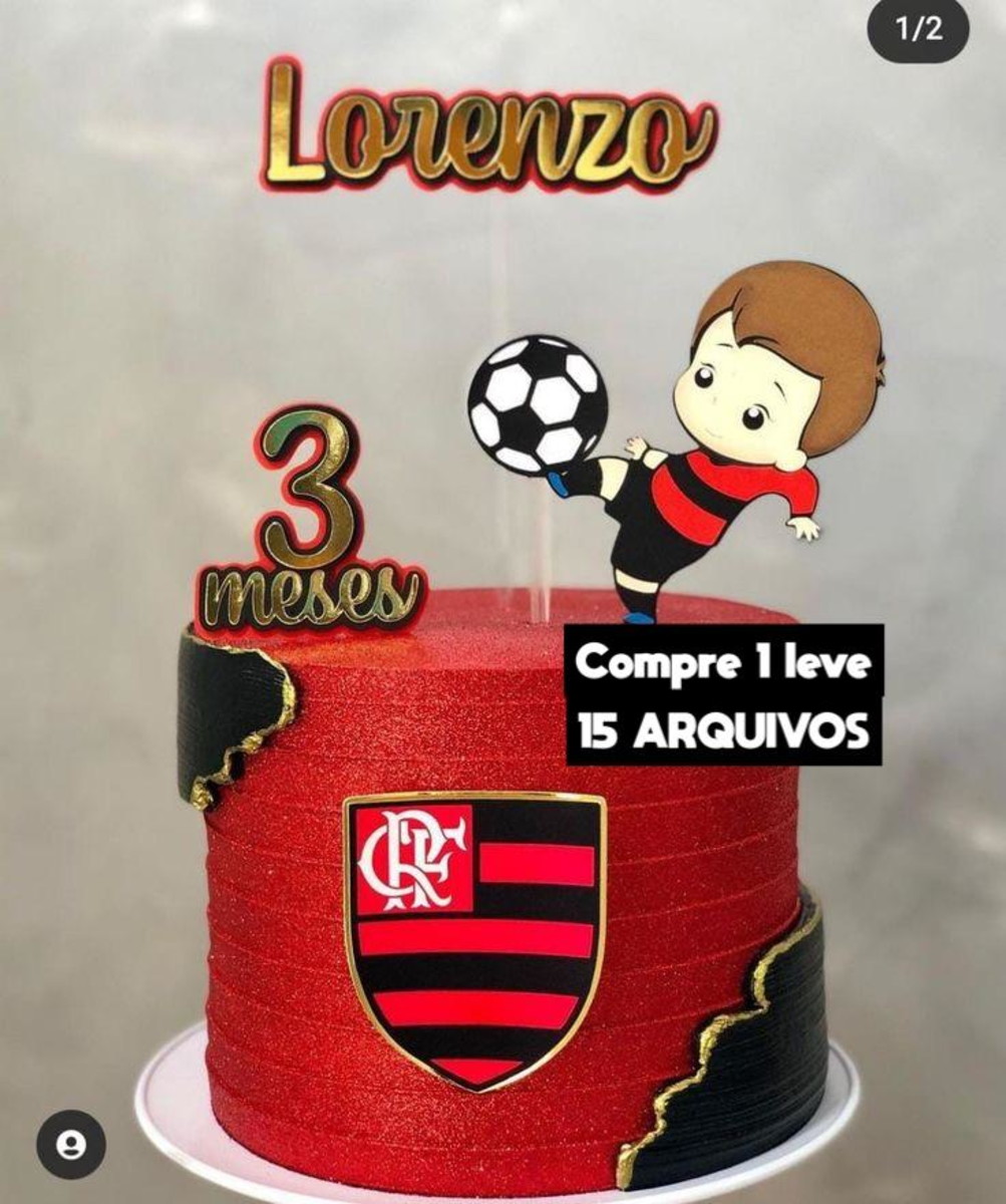 Arquivo de Corte- Topo Flamengo Baby Menino