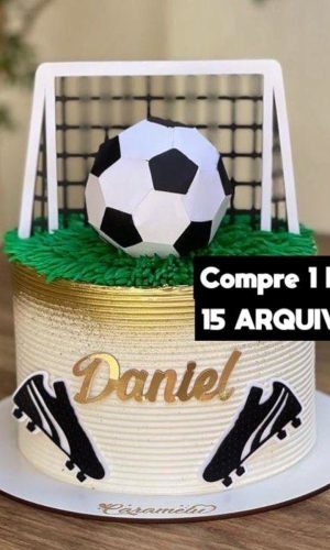 Arquivo de Corte- Topo Futebol Bola3d