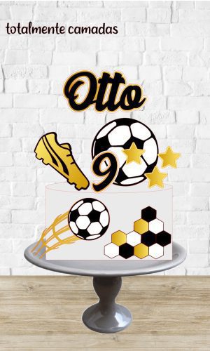 Arquivo de Corte Topo Futebol Chuteira Pedços de Bola