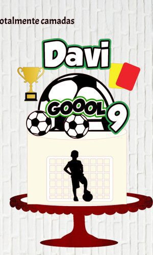 Arquivo de Corte Topo Futebol Menino