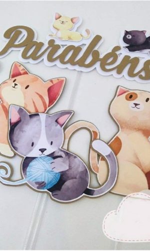 Arquivo de corte TOPO GATOS
